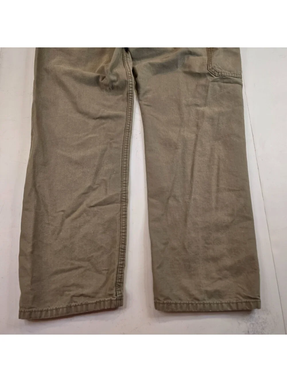 Blue Mountain Pants Mens 34x32 Brown Cotton Carpenter Straight Utility Workwear